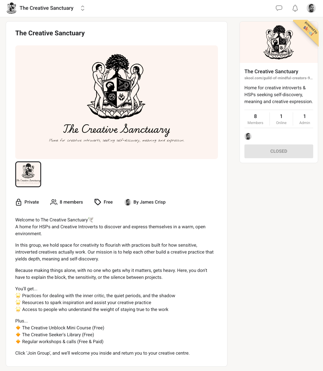 The Creative Sanctuary preview